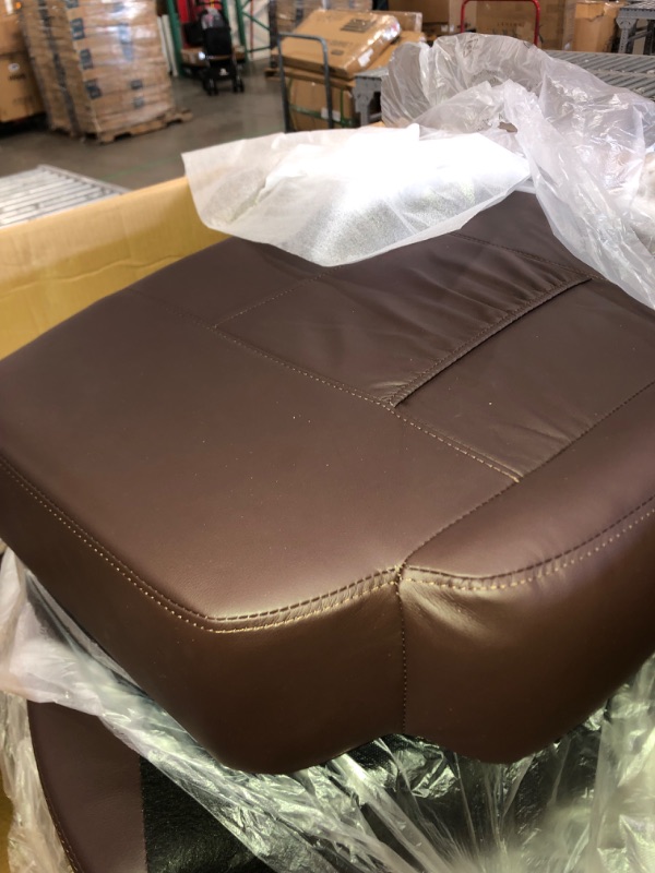 Photo 1 of *MISSING PARTS//INCOMPLETE** UNKNOWN MODEL*  ERYE Electric Power Lift Recliner Chair Sofa for Elderly with Massage and Heat, 3 Positions Adjustable,2 Side Armchair, BrOWN PU Leather SIDE POCKETS 
