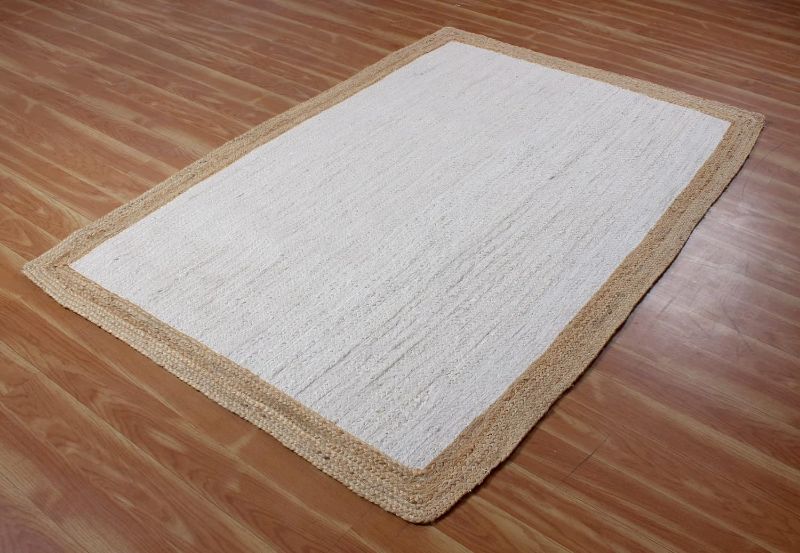 Photo 1 of 32" x 72" whiteoff/ jute woven rug 