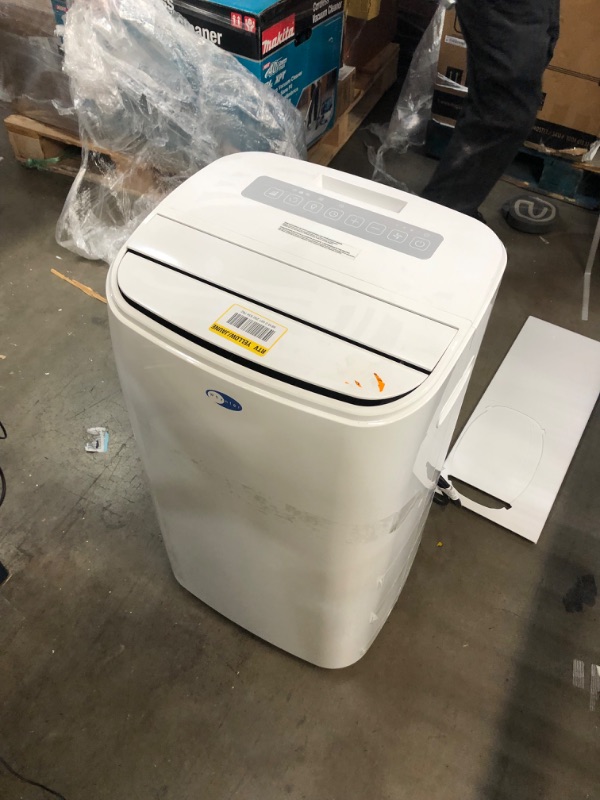 Photo 6 of 14,000 BTU Dual Hose Portable Air Conditioner in 10,000 SACC DOE in White with HEPA and Activated Carbon Filter
