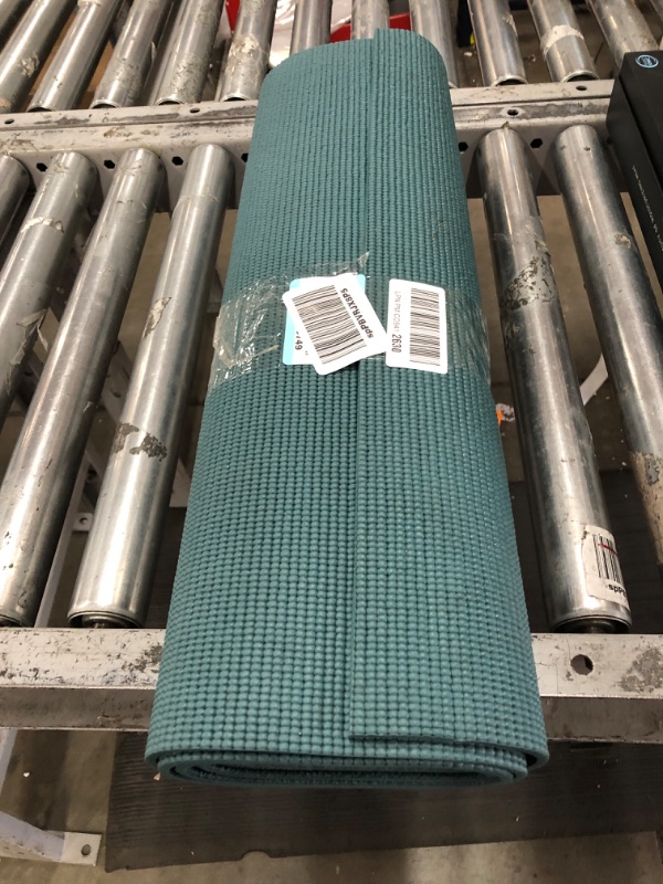 Photo 1 of 24" x 48" teal yoga mat