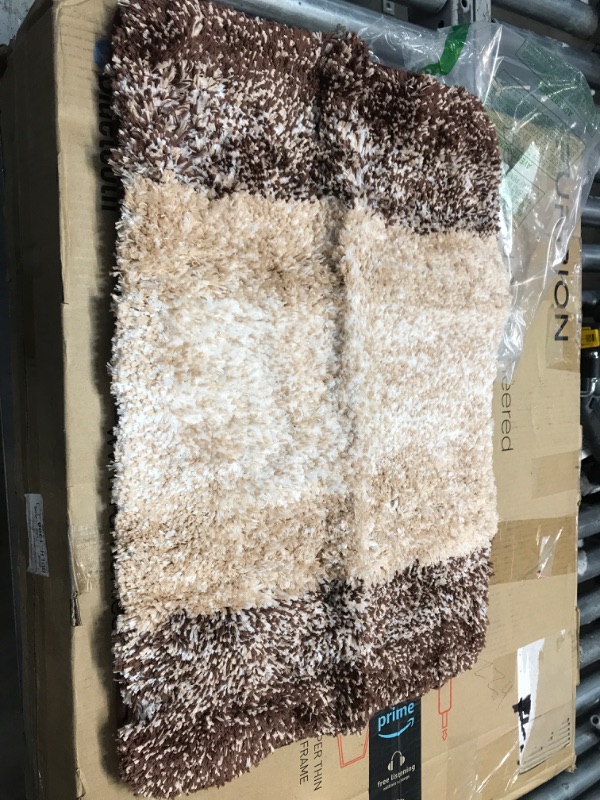 Photo 1 of 16" x 24" brown bathroom mat 