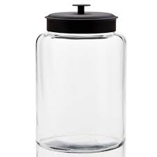Photo 1 of 2 1/2 Gallon Anchor Montana Jar with Black Metal Cover
