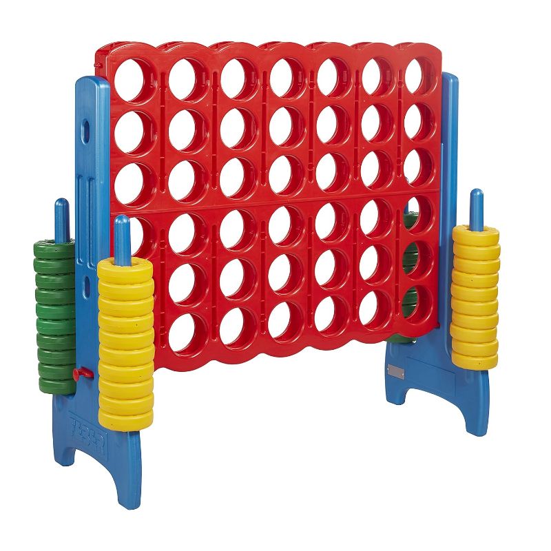 Photo 1 of ECR4Kids Jumbo 4-To-Score, Giant Game, Assorted
