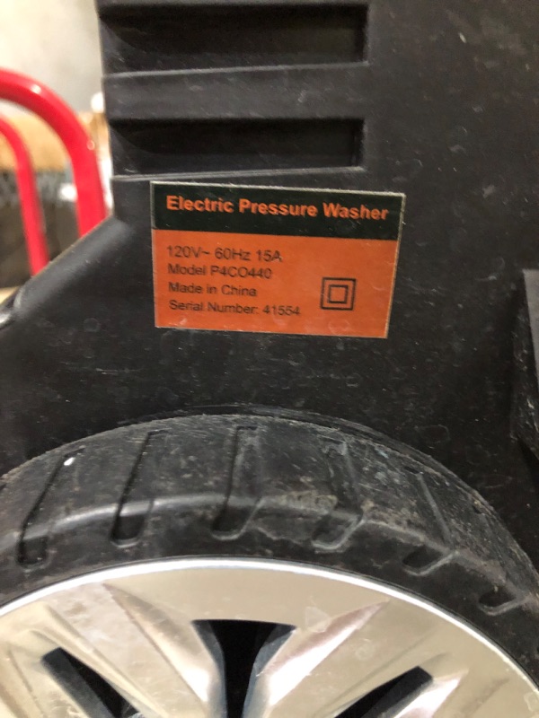 Photo 7 of **PARTS ONLY** **USED** **DOES NOT POWER ON**
owRyte Electric Pressure Washer/Power Washer 4500PSI 2.6GPM