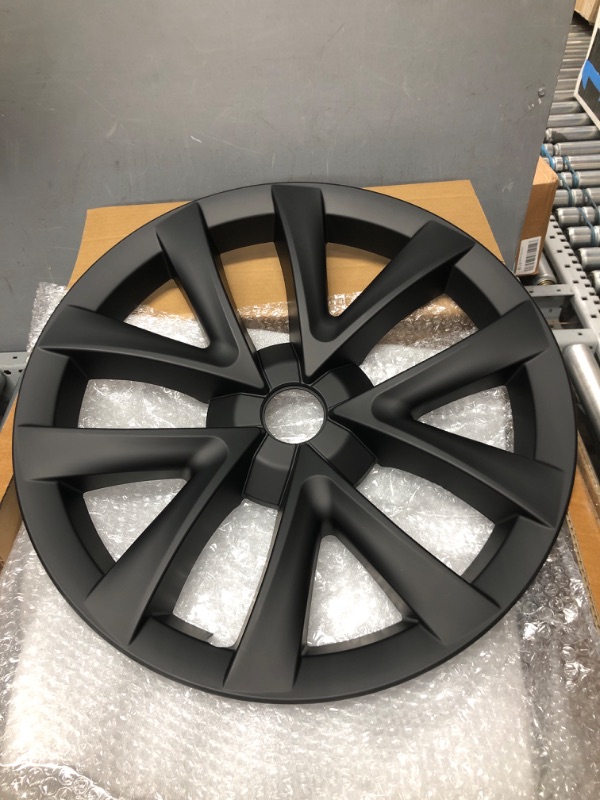 Photo 2 of BEEGROW Fits Tesla Model 3 Wheel Covers 18 Inch, Matte Black