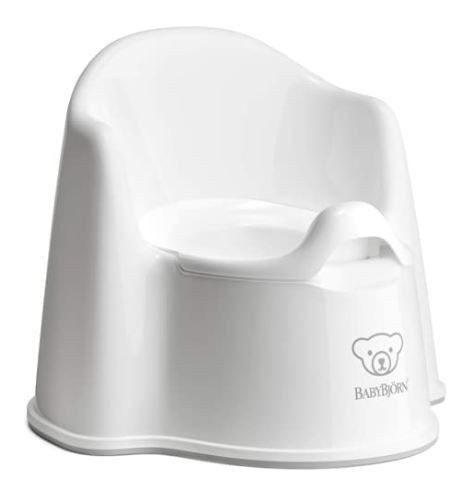 Photo 1 of BabyBjörn Potty Chair, White/Grey 