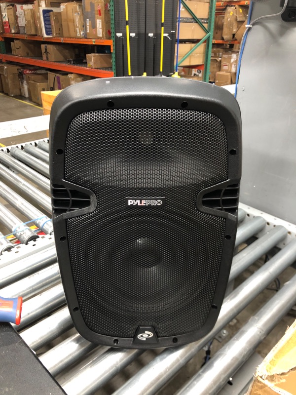 Photo 2 of Wireless Portable PA Speaker system - 1000W High Powered Bluetooth Compatible Active + Passive Pair Outdoor Sound Speakers w/ USB SD MP3 AUX - 35mm Mount, 2 Stand, Microphone, Remote - Pyle PPHP1049KT 10 in 2 Speaker Loudspeakers Kit