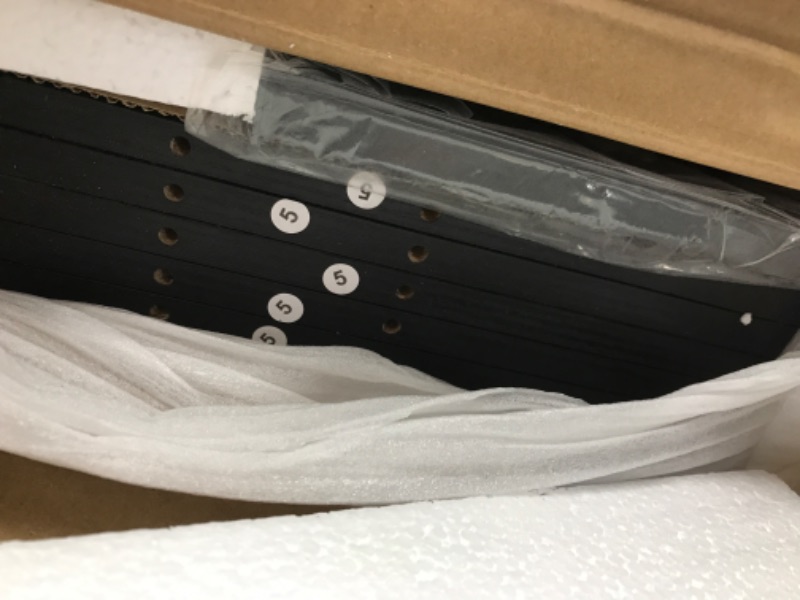 Photo 1 of DKLGG 5-Tier Book Shelf Rack Against The Wall, Tall Ladder Shelf Wooden Bookcase Metal Frame Storage Plant and Flower, Single Standing Bookshelf Ladder ?for Living Room, Bedroom, Balcony, Home Office Black/Black