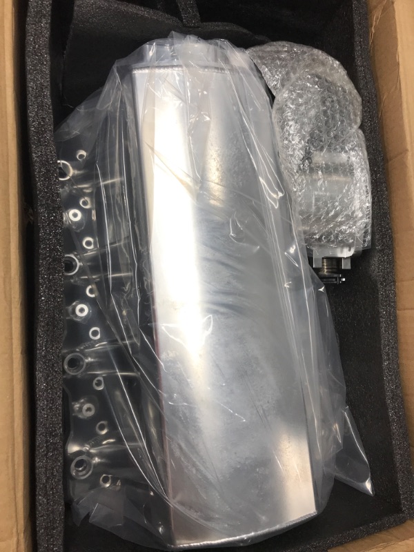 Photo 1 of Top10 Racing Intake Manifold with Fuel rail fit 92mm Throttle Body Sheet Metal Fabricated EFI 15° Throttle Opening Compatible with Chevrolet Chevy GMC Pontiac LS LS1 LS2 LS6 Silver Silver 92MM Intake Manifold