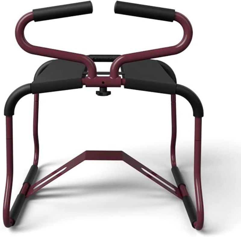 Photo 1 of Folding Adjustable Position Assist Chair Portable Couples Mount Stool Elastic Furniture for Bedroom Bathroom Bear Weight up to 300 pounds 252045
