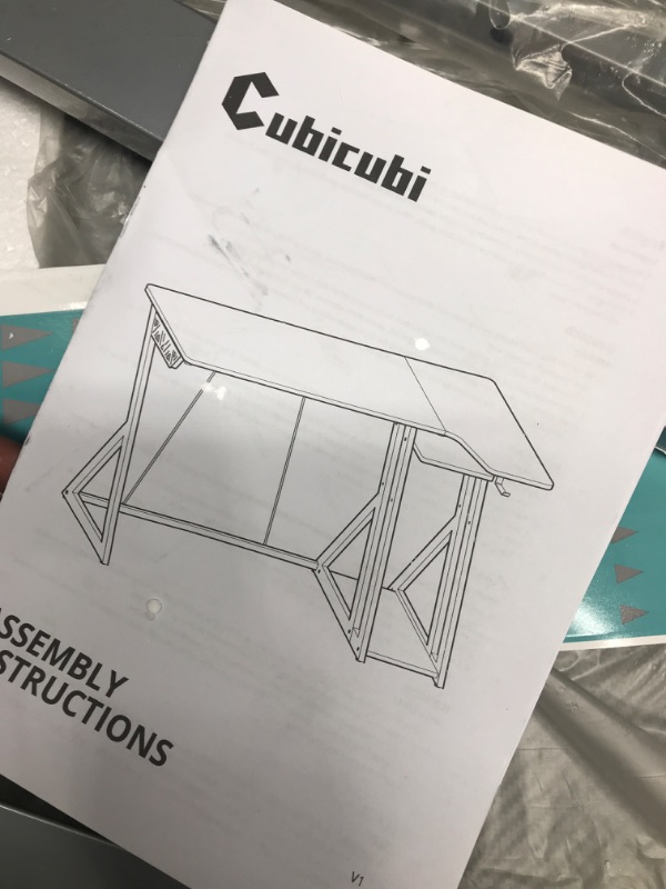 Photo 1 of gaming desk , chrome metal 