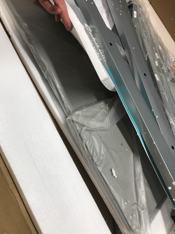 Photo 1 of gaming desk , chrome metal 