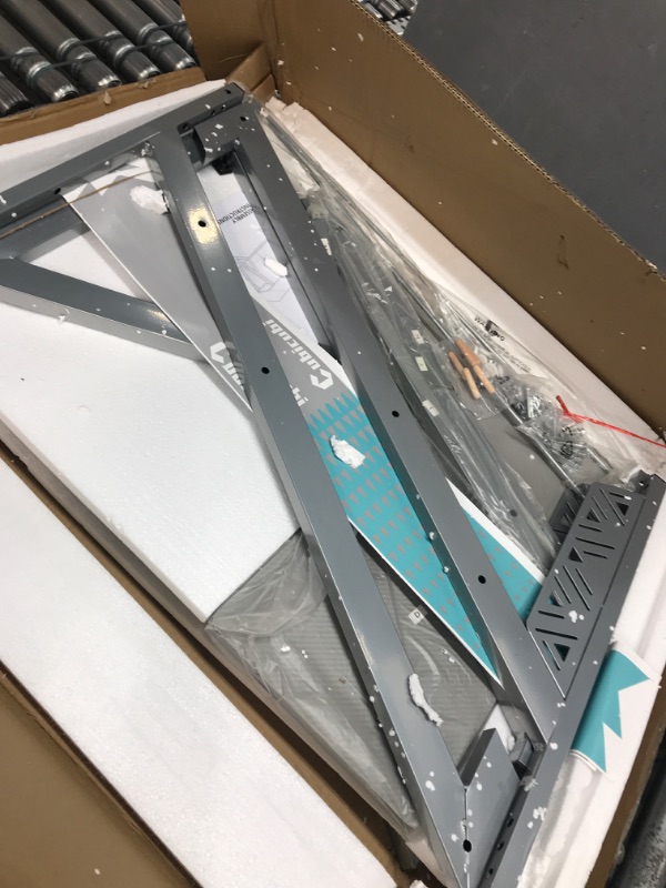 Photo 1 of gaming desk , chrome metal 