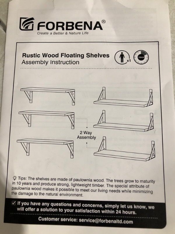 Photo 4 of 2 Piece Floating Shelf (Set of 2)
