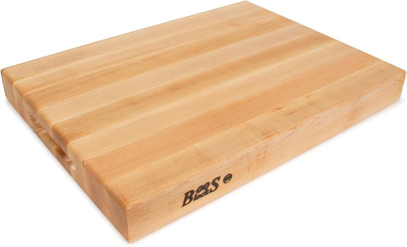 Photo 1 of 
John Boos Block RA02 Maple Wood Edge Grain Reversible Cutting Board, 20 Inches x 15 Inches x 2.25 Inches
