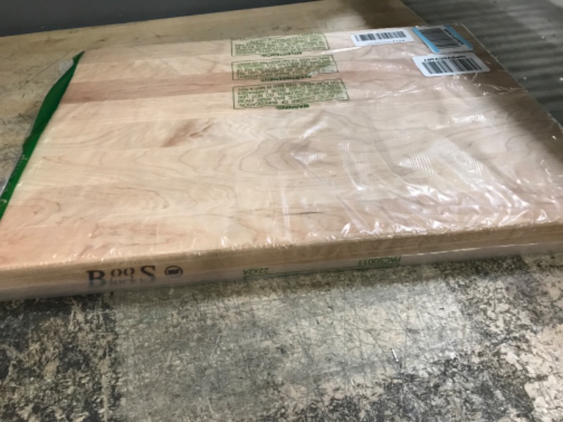 Photo 2 of 
John Boos Block RA02 Maple Wood Edge Grain Reversible Cutting Board, 20 Inches x 15 Inches x 2.25 Inches
