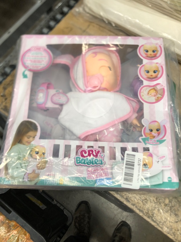 Photo 2 of Cry Babies Newborn Coney - Interactive Baby Doll with 20+ Baby Sounds, Girls & Kids Age 18M and Up