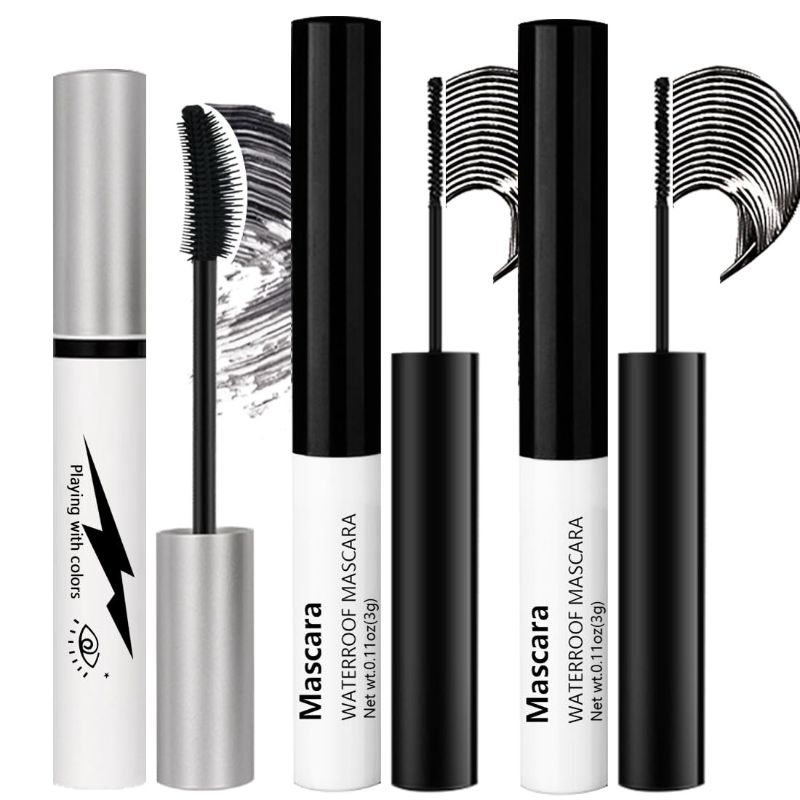 Photo 1 of 3 Classic Everyday Mascaras,Volume and Length,Long Lasting,Waterproof,[3-in-1] Mascara *3; Black #-0818009
