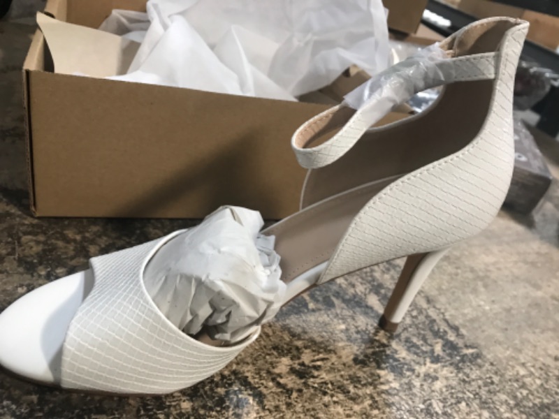 Photo 1 of coutgo womens ankle strap high heel open toe stiletto SIZE 7.5