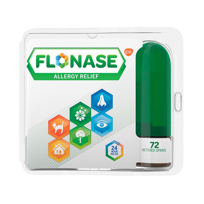 Photo 1 of Flonase Allergy Relief , 24 Hour Non Drowsy Allergy Medicine, Metered Nasal Spray - 72 Sprays