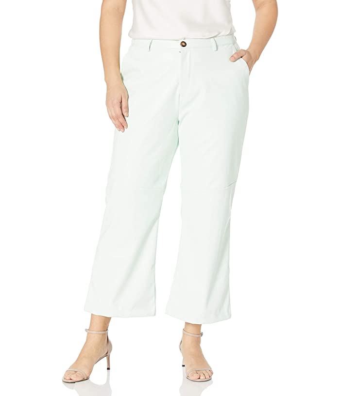 Photo 1 of KENDALL + KYLIE KENDALL + KYLIE Women's Vegan High Waisted Leather Pants (Mint) Women's Jumpsuit & Rompers One Piece, MEDIUM
