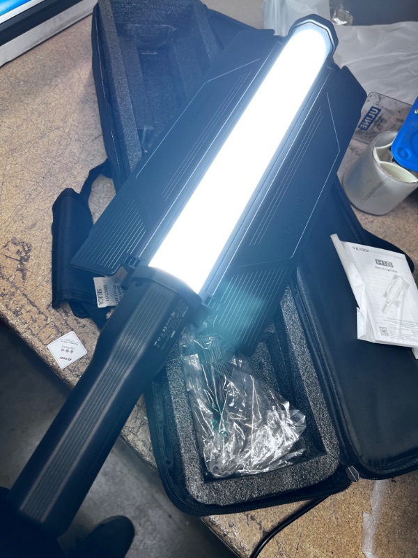 Photo 1 of VILTROX H18 18W RGB Photography Light Wand, Video Wand Baffle Lighting Wand Handheld Rechargeable Video Light, Stick Light for Photography Painting with Double-Sided Led Full Color Dimming