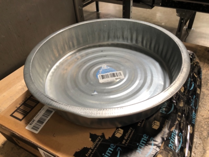 Photo 2 of Funnel King 94480 13 Qt Galvanized Utility Pan, Multicolor