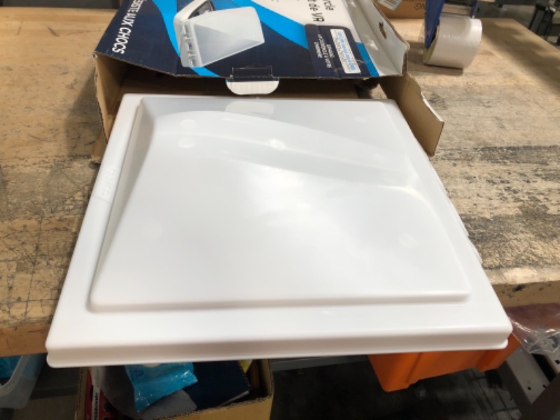 Photo 2 of Camco 40151 Replacement Vent Lid - Ventlilne Models 2008 & Up, White Ventline (2008 & Up Models) White