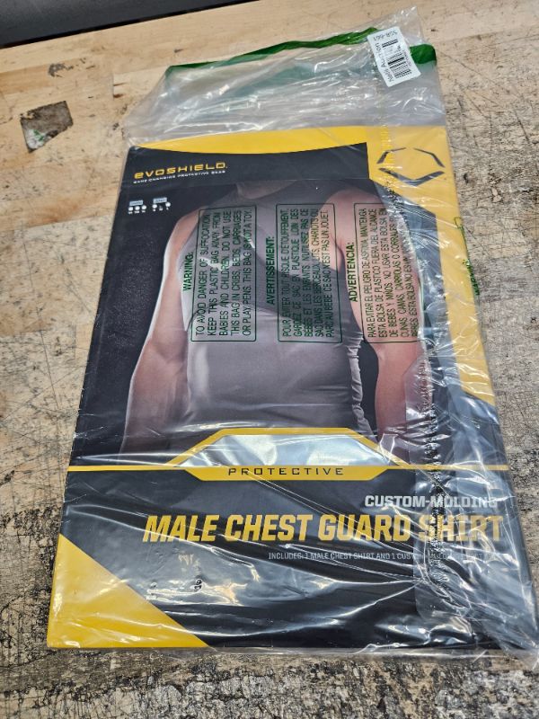 Photo 3 of * guard only * no t shirt * 
EvoShield Chest Guard Sleeveless Shirt Adult Medium