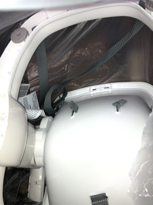 Photo 3 of (SEE NOTES) Grey & White Baby Bouncer & Baby Swing, Electric Baby Bouncer & Baby Swings Seat, Bouncer for Babies 0-6 Months, Soothing Baby Bouncer 2 in 1 with Music