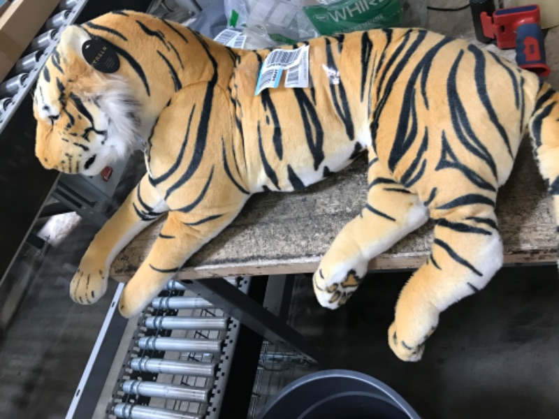 Photo 2 of *READ NOTES* GIANT STUFFED ANIMAL, TIGER(UNKNOWN BRAND)