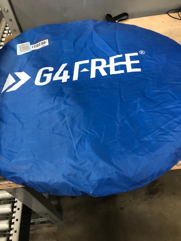 Photo 2 of *READ NOTES* G4Free Beach Tent UPF 50+ Easy Pop Up Sun Shade 3-4 Persons Portable Sport Umbrella Instant Sun Shelter Tent Spacious Baby Canopy Dark Blue