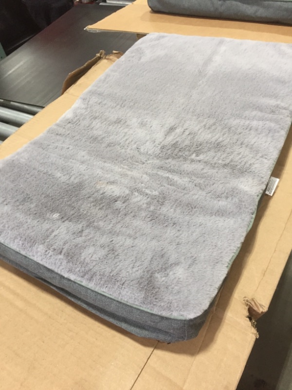 Photo 3 of (2 pack) Grey non brand dog mattresses (35" // 30")