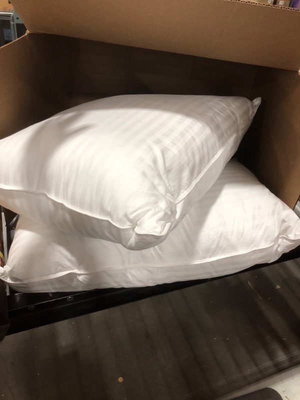 Photo 2 of Beckham Hotel Collection Bed Pillows for Sleeping - Queen Size, Set of 2 - Cooling, Luxury Gel Pillow for Back, Stomach or Side Sleepers
