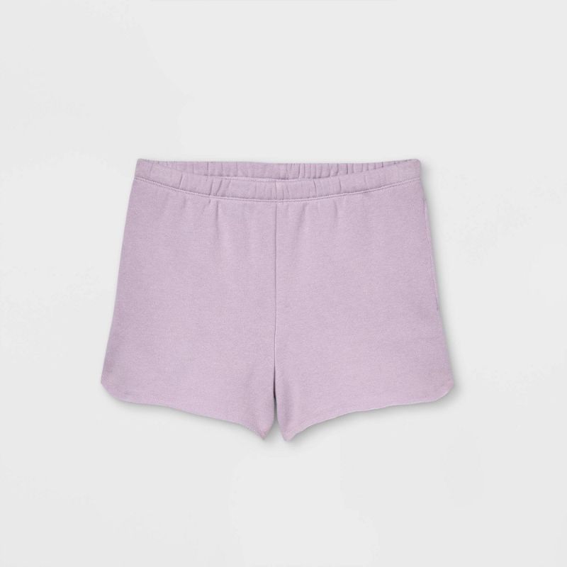 Photo 1 of XL 14/16 Kids' Fleece Raw Edge Lounge Shorts - Art Class™ 