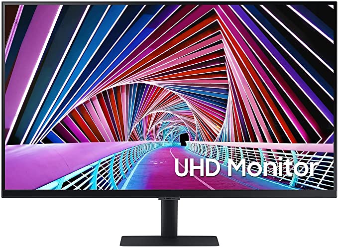 Photo 1 of SAMSUNG 27” S70A Series 4K UHD Computer Monitor with IPS Panel and HDR10 for PC, Borderless Slim Design, TUV Eye Comfort Certified Eye Care, Fully Adjustable Stand, LS27A700NWNXZA, Black
