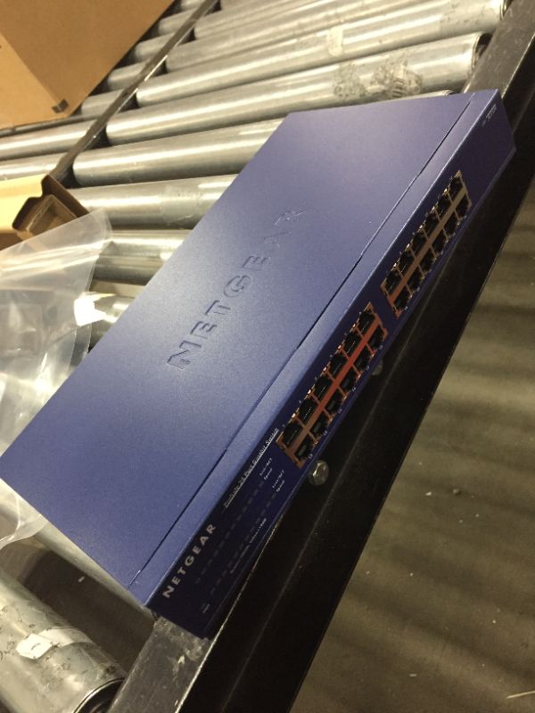 Photo 2 of NETGEAR 24-Port Gigabit Ethernet Unmanaged Switch (JGS524) - Desktop or Rackmount, and Limited Lifetime Protection
