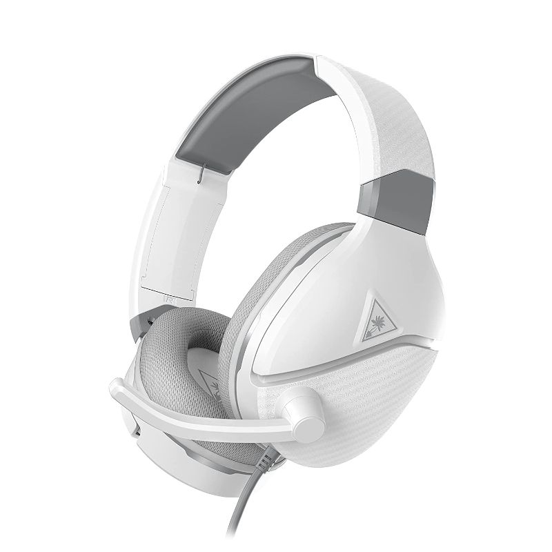 Photo 1 of Turtle Beach Recon 200 Gen 2 Powered Gaming Headset for Xbox Series X, Xbox Series S, & Xbox One, PlayStation 5, PS4, Nintendo Switch, Mobile, & PC with 3.5mm connection - White
