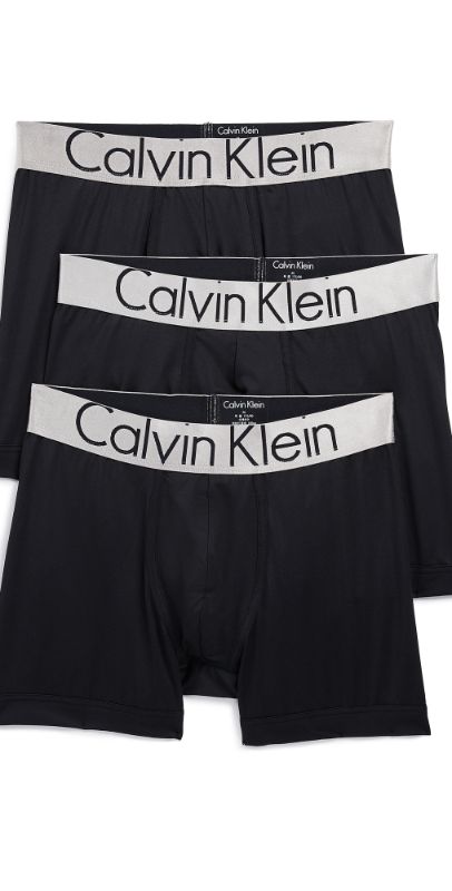 Photo 1 of Calvin Klein Men's Steel Micro 3-Pack Boxer Briefs
SIZE SMALL 