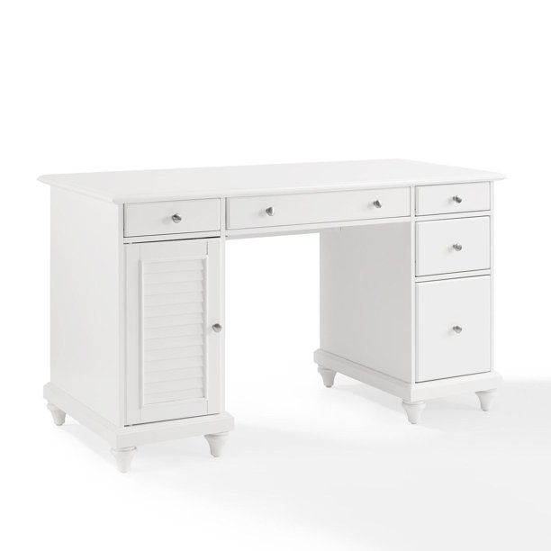 Photo 1 of Crosley Palmetto Computer Desk, White
