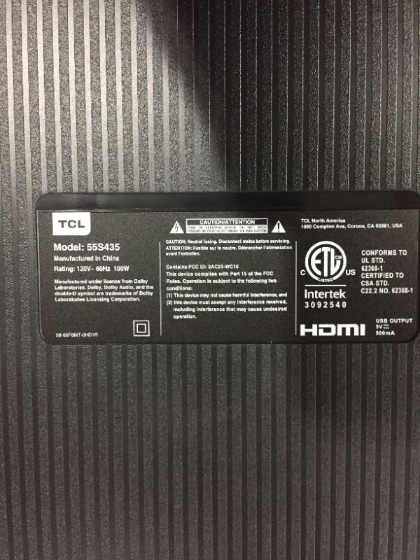 Photo 4 of TCL - 55” Class 4 Series 4K UHD Smart Roku TV
