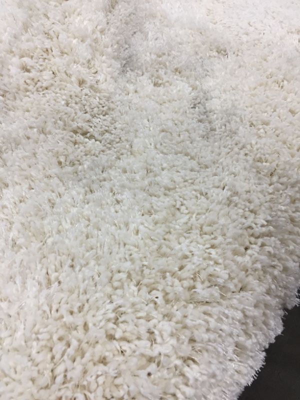 Photo 2 of 5'1"x6'9" Solid Eyelash Woven Shag Rug Cream - Project 62™
dirty