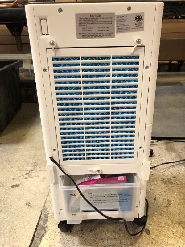 Photo 2 of AGILLY 3-IN-1 Evaporative Air Cooler, Windowless Portable Air Conditioner w/1.3-Gal Water Tank, 3 Wind Speeds Remote Swamp Cooler, 12H Timer&60° Oscillation, Screen-Off Air Cooler Fan for Home Office
