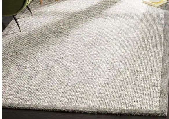 Photo 1 of Abstract Sage/Ivory 8 ft. x10ft. Border Area Rug
