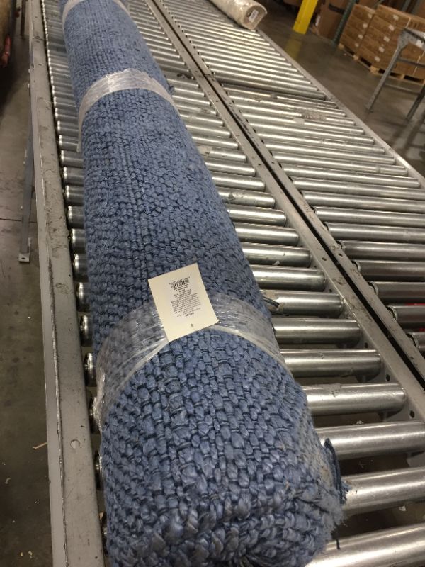 Photo 1 of 7' X 10' Solid Jute Area Rug Faded Blue - Hearth & Hand™ with Magnolia
