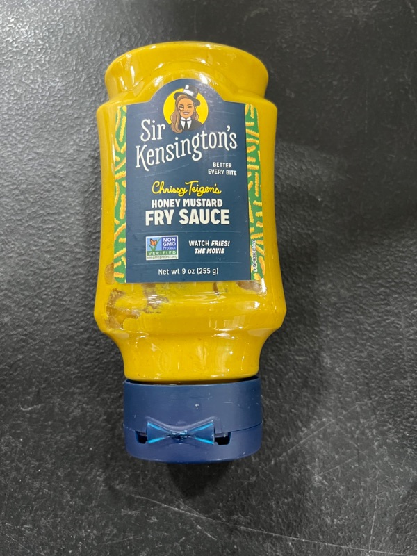 Photo 3 of Box of 85!!!! Sir Kensington's Fry Sauce Dipping Sauce Chrissy Teigen's Honey Mustard Fry Sauce Gluten Free, Non-GMO, from 100% Grade-A Mustard Seeds and Fair Trade Organic Honey, Shelf-Stable 9 Oz **BEST BY:07/16/2022**