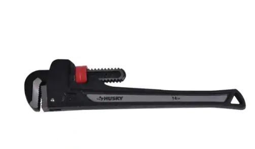 Photo 1 of 14 in. . Improved Pipe Wrench Husky. 2 Pack!