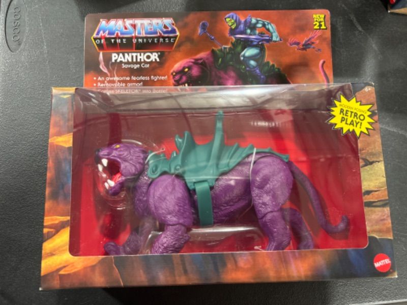 Photo 2 of Masters of the Universe Origins Panthor Action Figure, Skeletor's Loyal Panther-Like Beast for Motu Play and Display, for Collectors and Kids Ages 6 Years and Older
