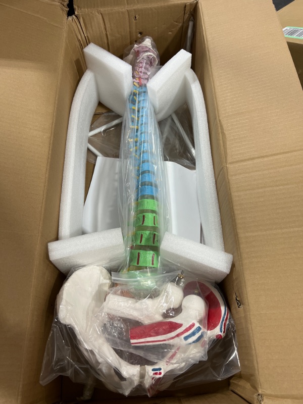 Photo 1 of Vision Scientific VAV245 Flexible Spinal Column | 5 Color-Coded | Muscle W Occipital Bone | Sacrum, Coccyx, 24 Vertebrae, Soft Disc | Pelvic Bones & Femur Heads, Arteries, Nerve Endings | W Manual
