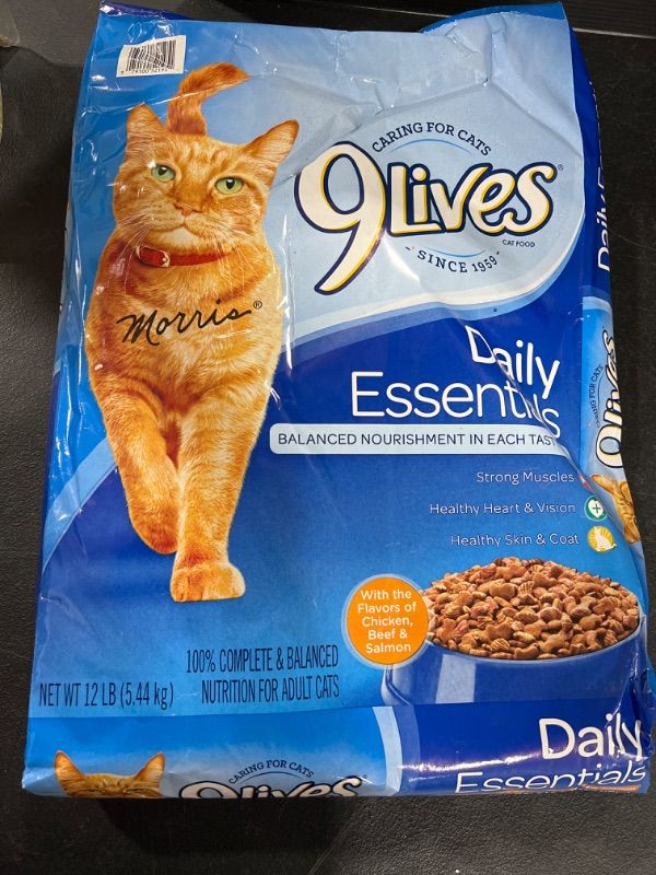 Photo 2 of 9Lives Daily Essentials Dry Cat Food, 12 Pound Bag EXPIRED!**BEST BY:05/27/2022**